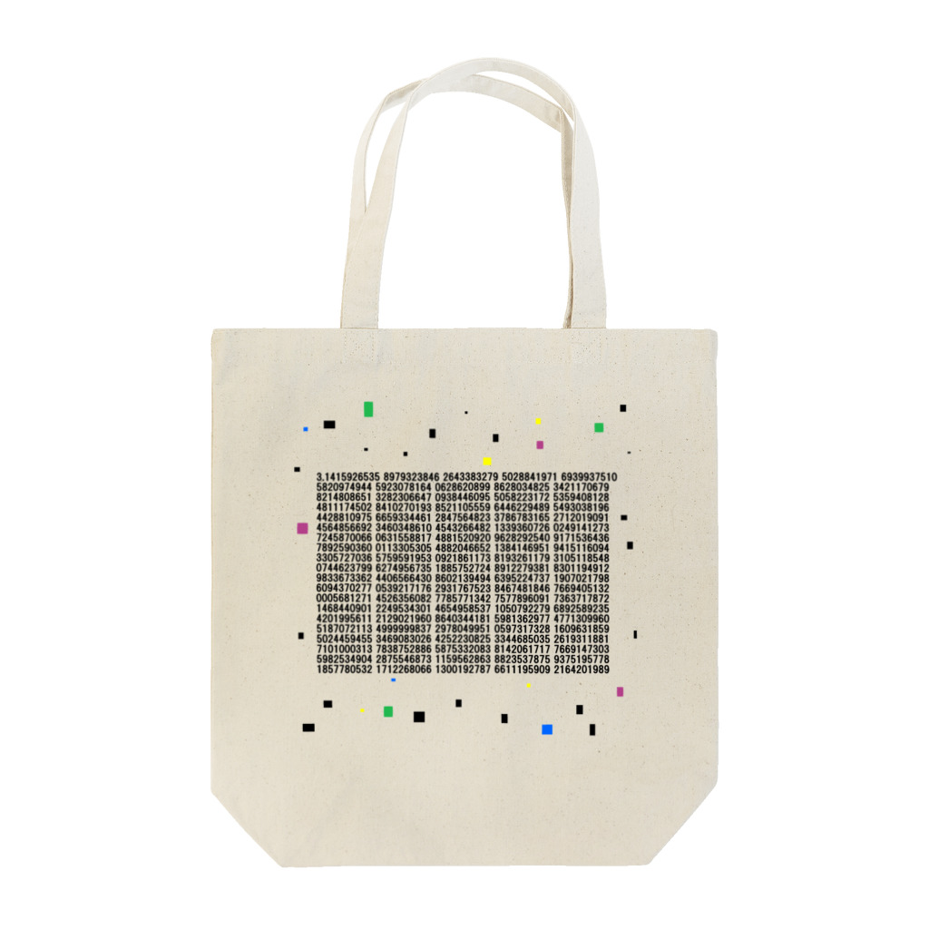 noiSutoaの円周率を1000桁 Tote Bag