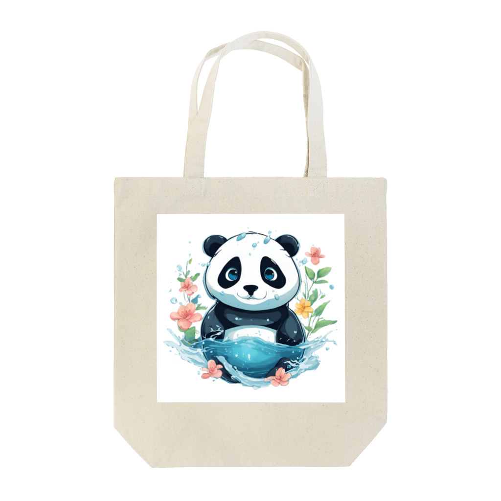 waterpandaの水中のパンダ Tote Bag