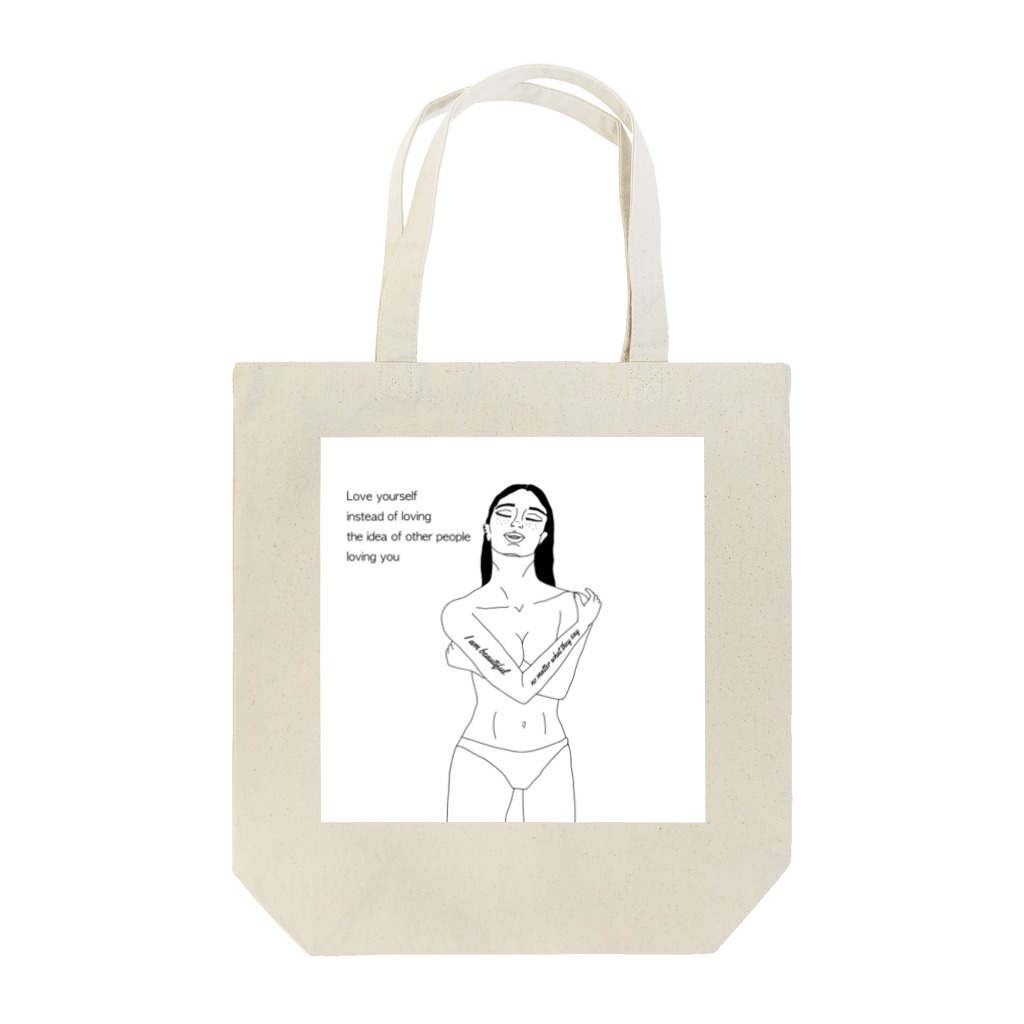 Cheeseart (Chi)のLove Yourself Tote Bag