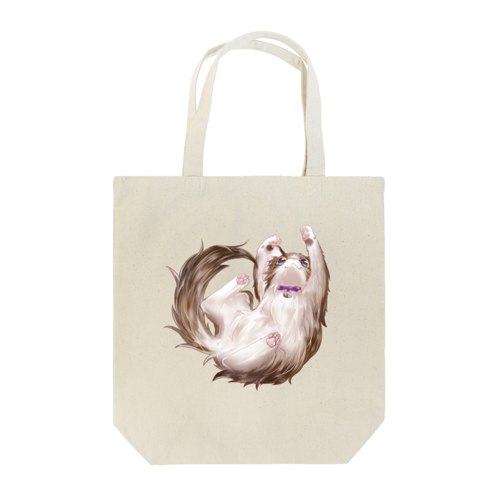 #保護猫カフェひだまり号の愛猫❣️ましろモチーフ Tote Bag
