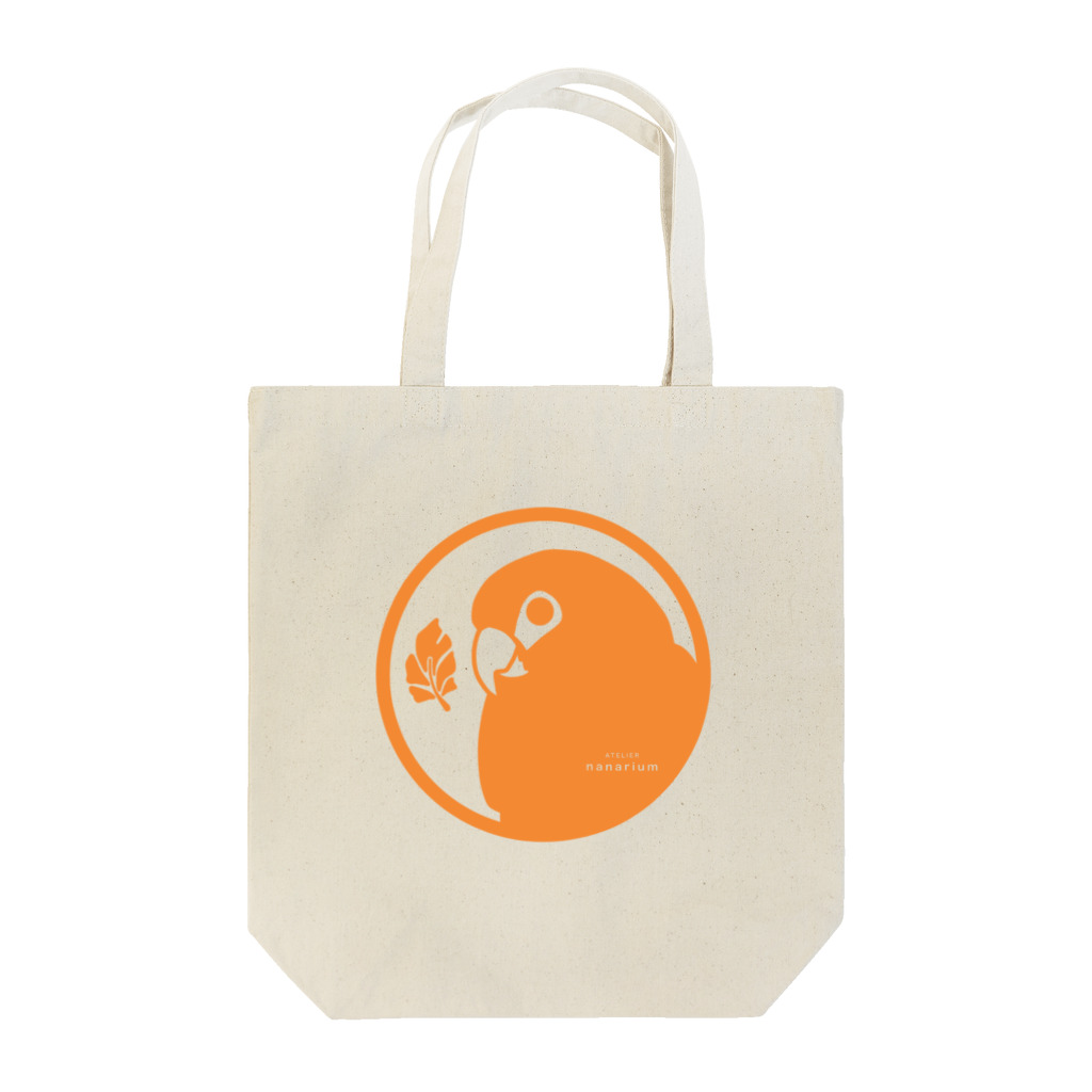ATELIER nanariumのTO.コンゴウインコ(オレンジ) Tote Bag