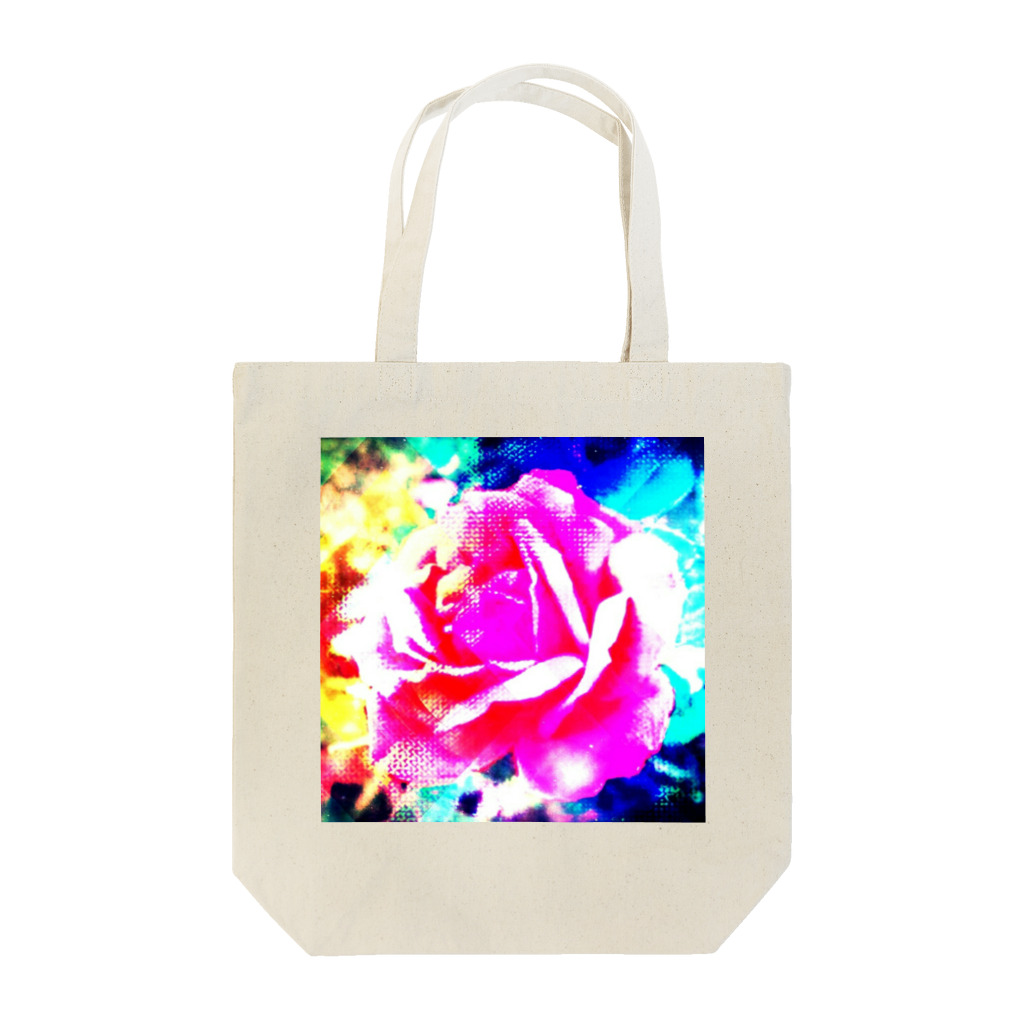 A'S WORLDのPINKFLOWER Tote Bag