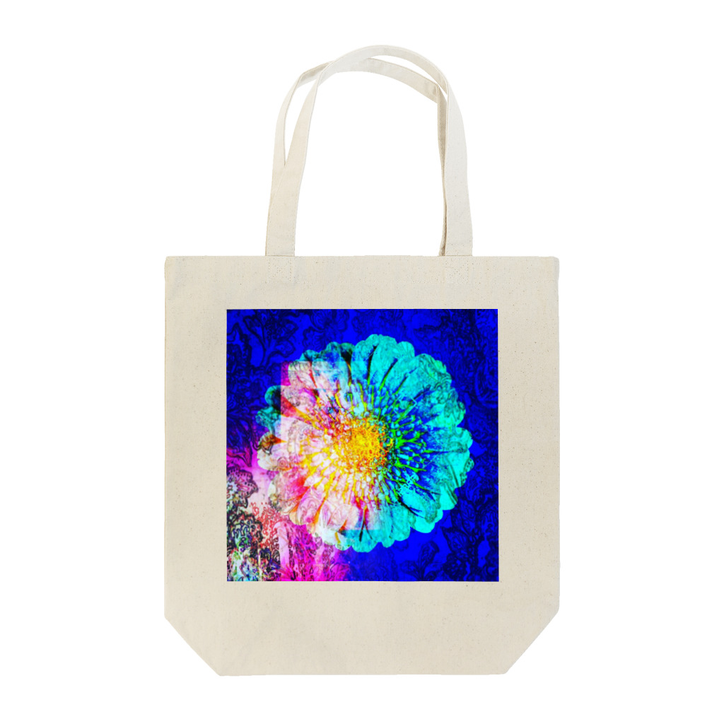 A'S WORLDのBLUEFLOWER Tote Bag