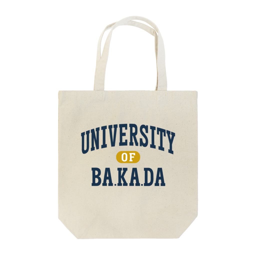 グラフィンのバカダ大学 BAKADA UNIVERSITY Tote Bag