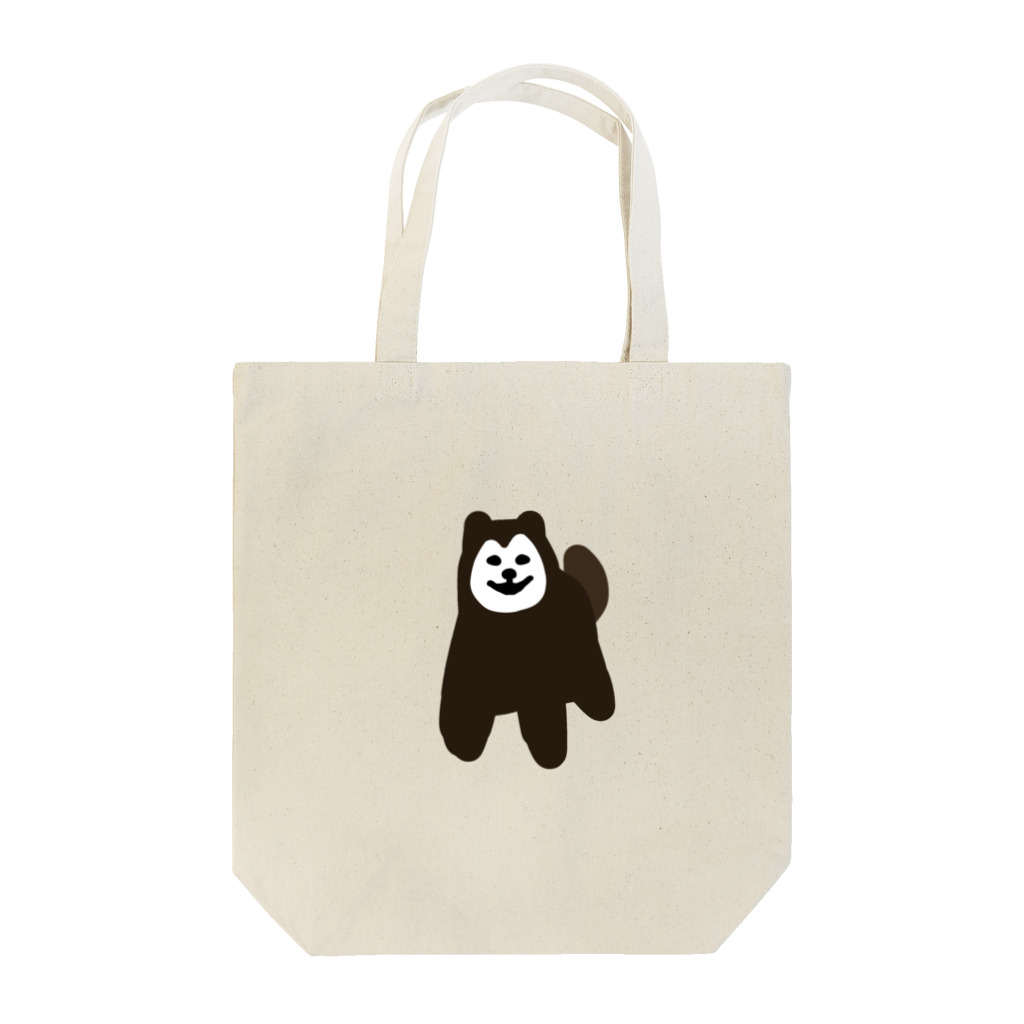 mendakoshopのダーク柴犬さん Tote Bag