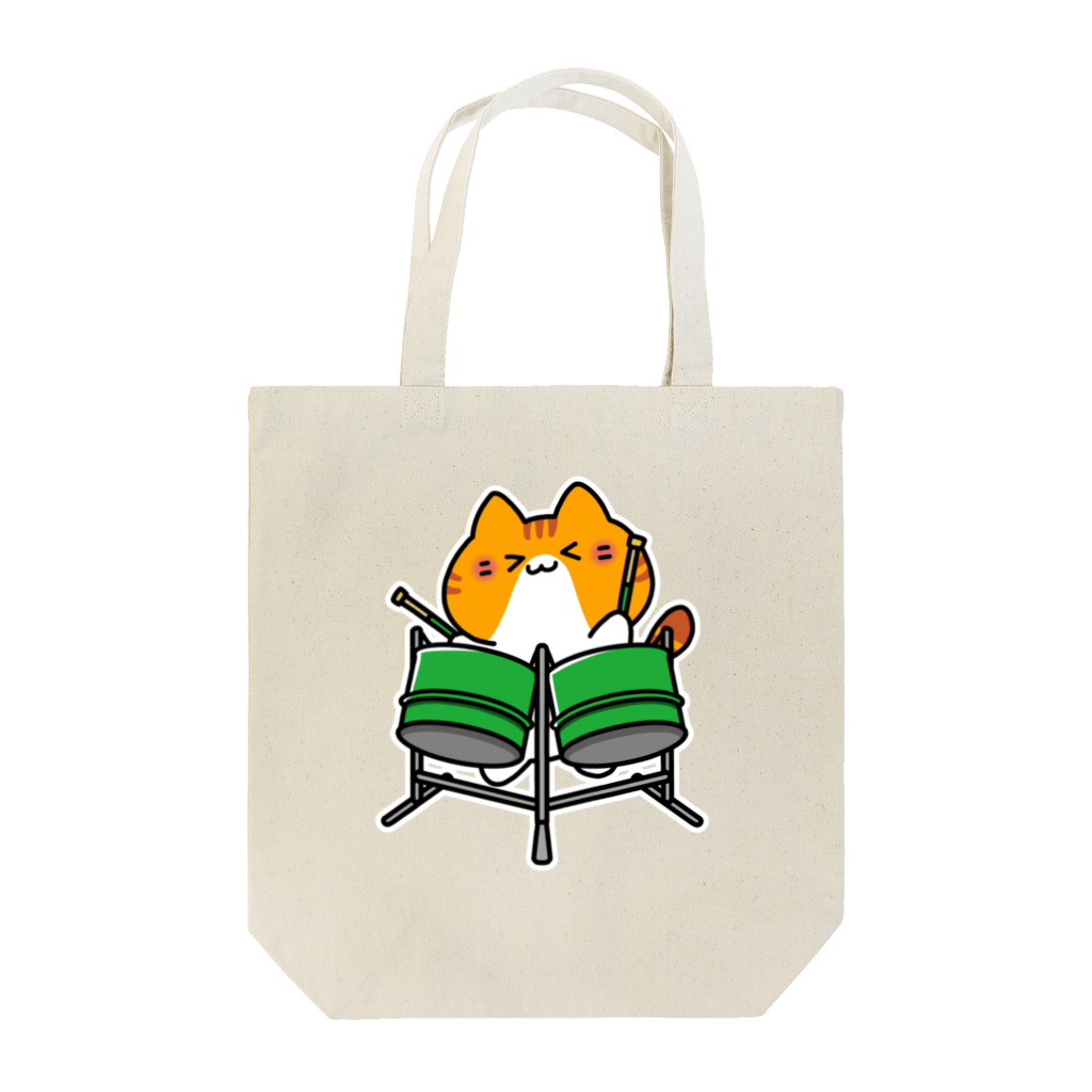  ふじねこ屋のダブルギターパンねこ Tote Bag