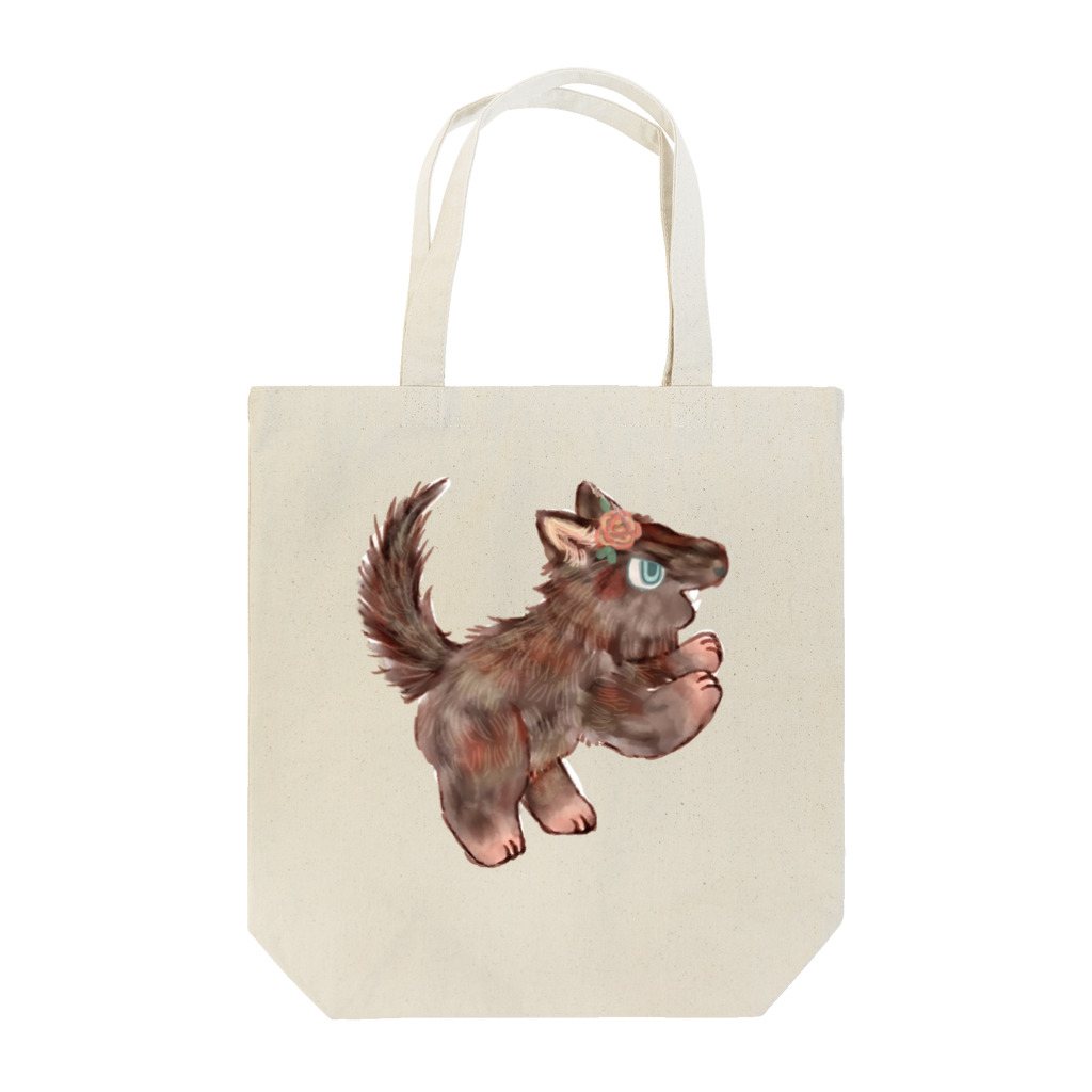 ノアオオカミのオオカミのウルフル Tote Bag