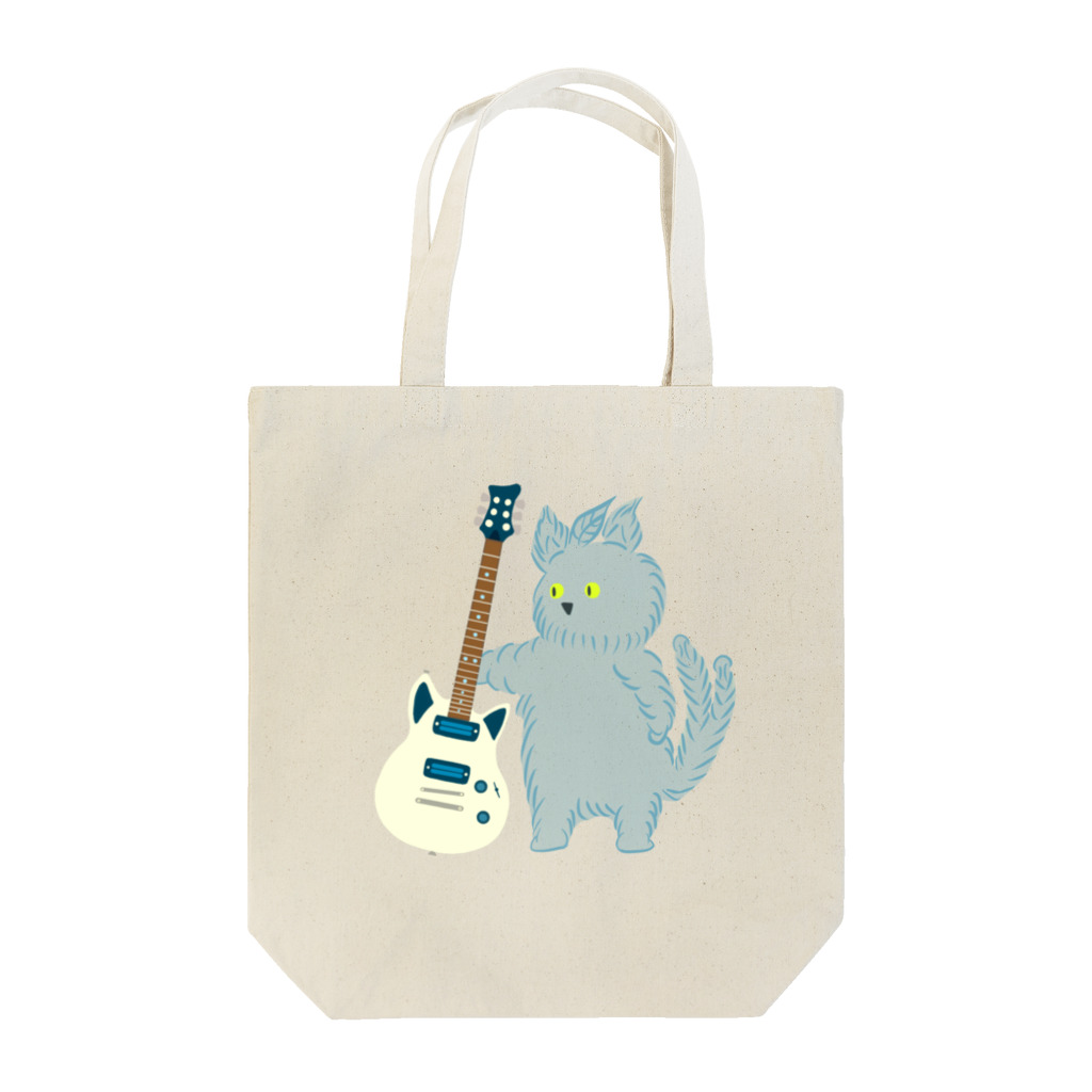 atonoatoのギターを見せる猫 Tote Bag