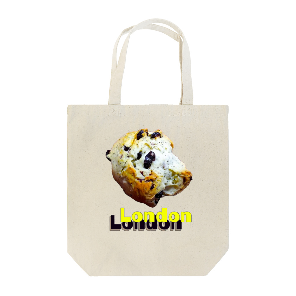 villonのLONDON　紅茶とレーズンのスコーン　ロンドン Tote Bag