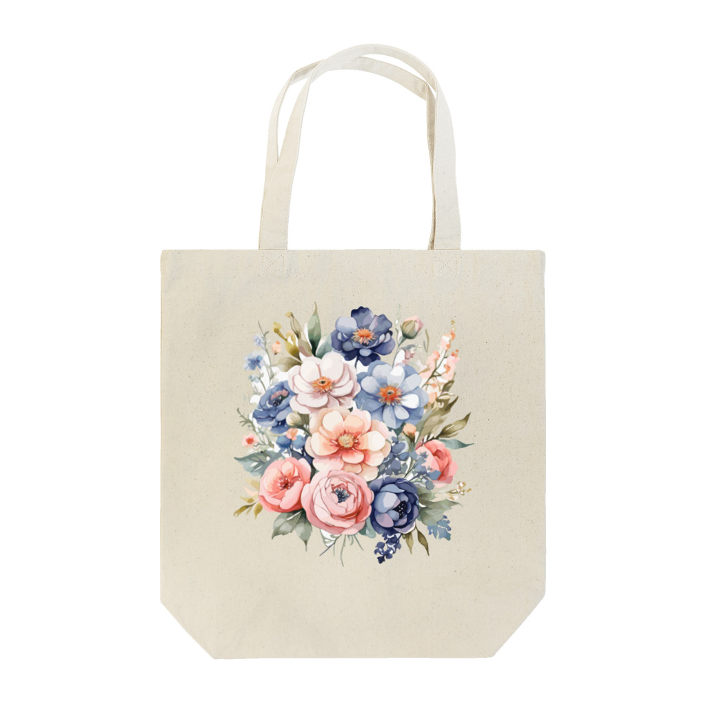 ファンシーTシャツ屋のパステルカラーの花束 Tote Bag