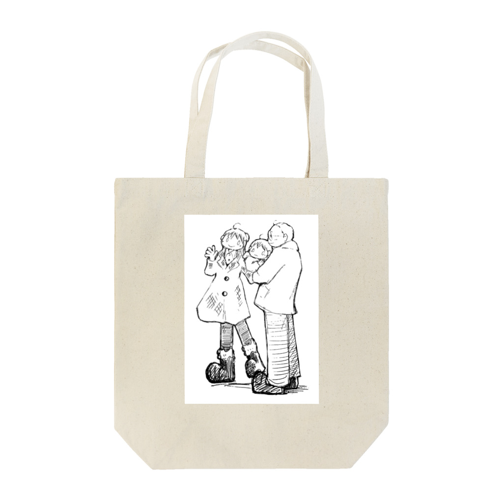 daisyDesignのfamily Tote Bag