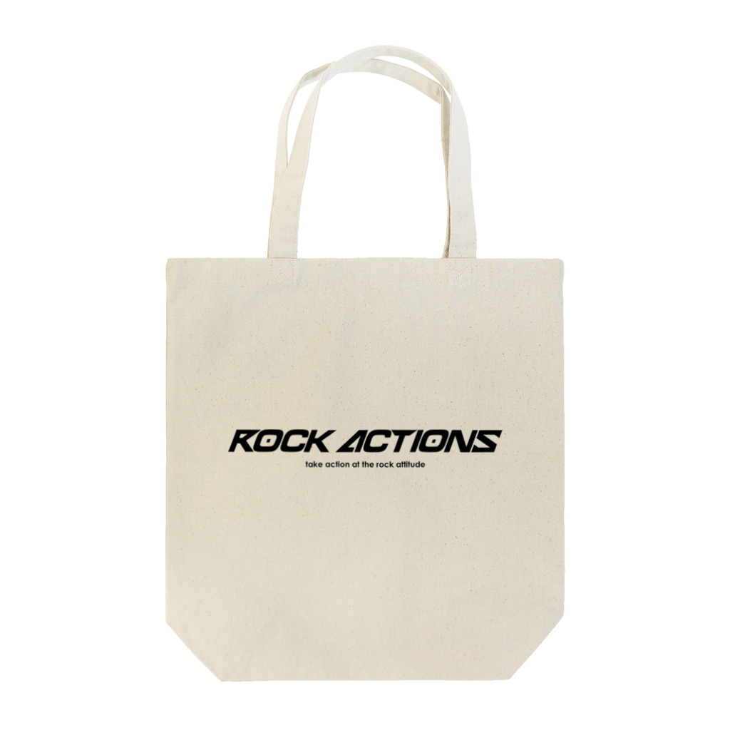 ロックアクションズのROCK ACTIONS logo series 1 トートバッグ