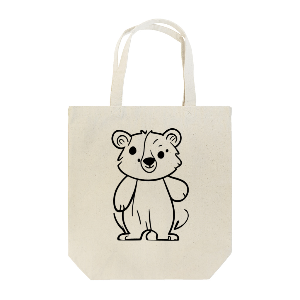 ファンシーTシャツ屋のあれっ?くっま? Tote Bag