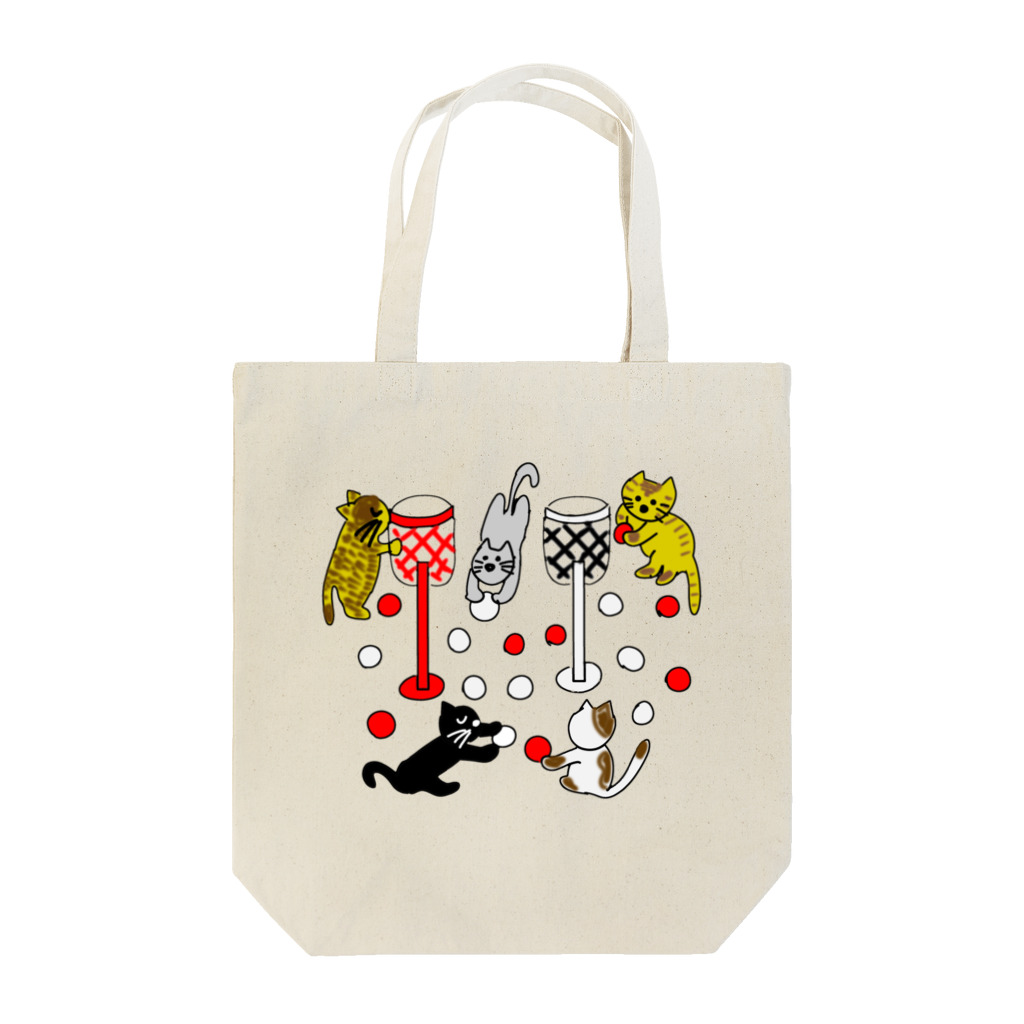 それいゆのねこ猫運動会（玉入れ） Tote Bag