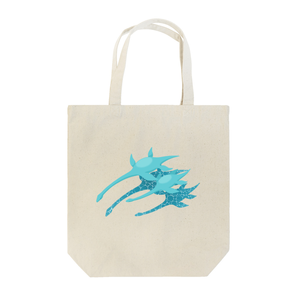 ひぐのエラスモサウルスの親子 Tote Bag