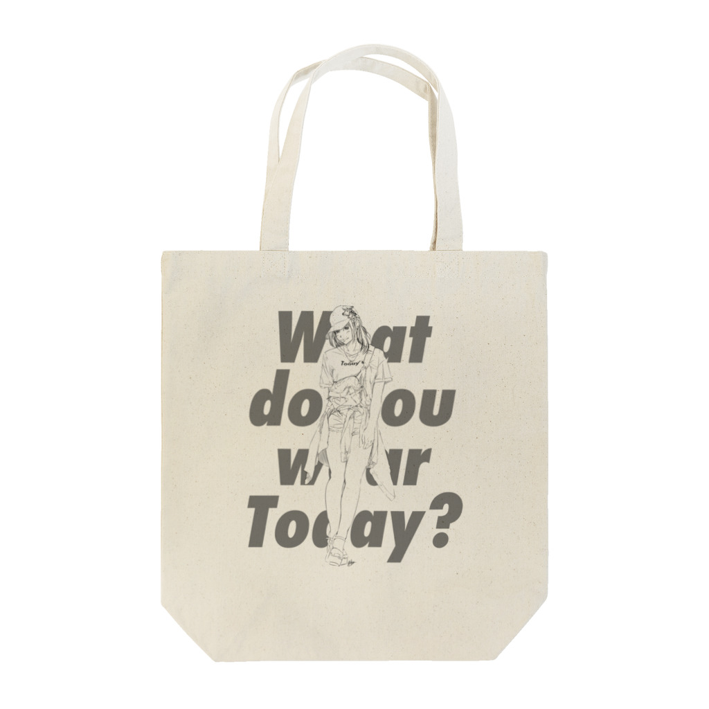 #鹿[Shika]のWhat do you wear today? 2nd Tote Bag