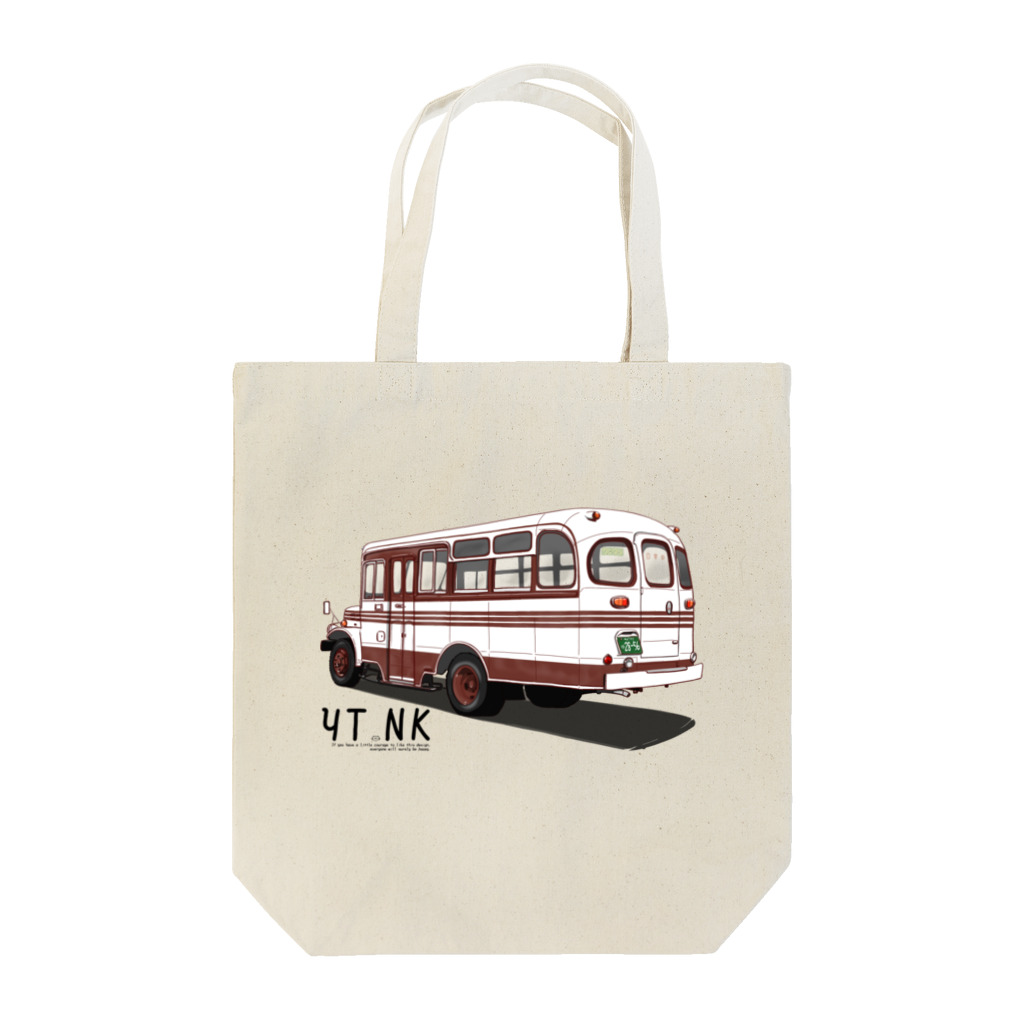 YUTANEKO公式ショップのボンネットバス Tote Bag