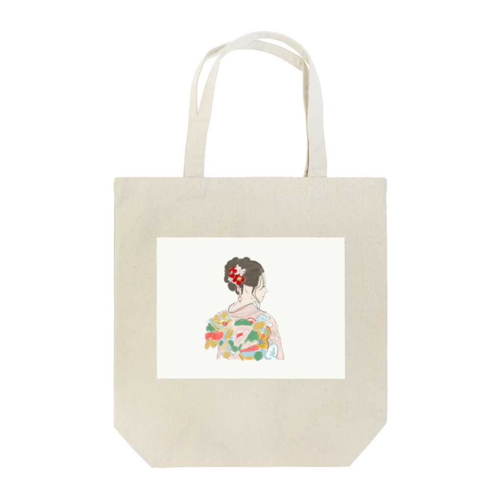 egmiki store🌿のふりそでーしょん Tote Bag