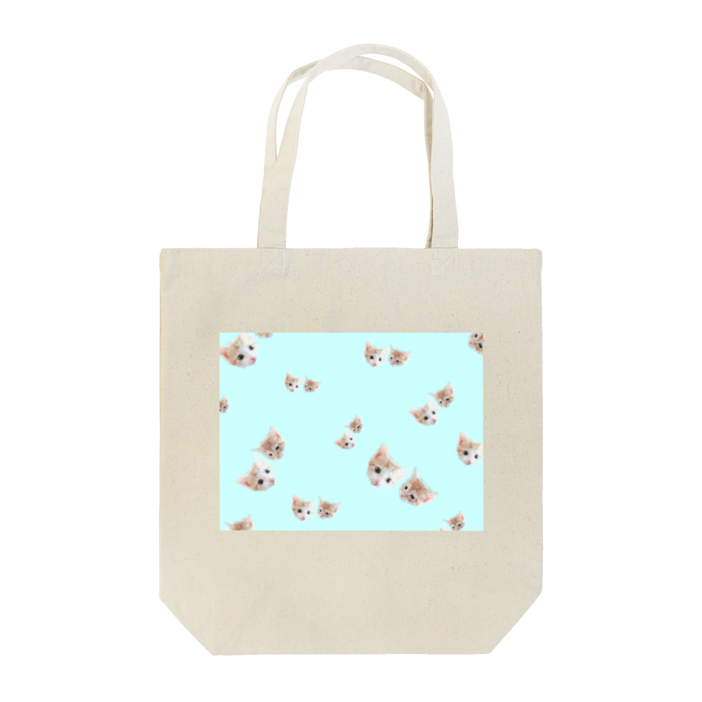 ฅ猫好き薬剤師⌬ けんたろう SHOP໒꒱のちびむぎほ総柄 Tote Bag