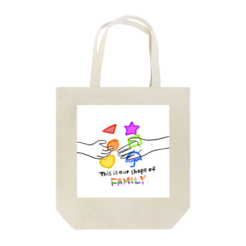 むちんアゲショップの家族のかたち Tote Bag