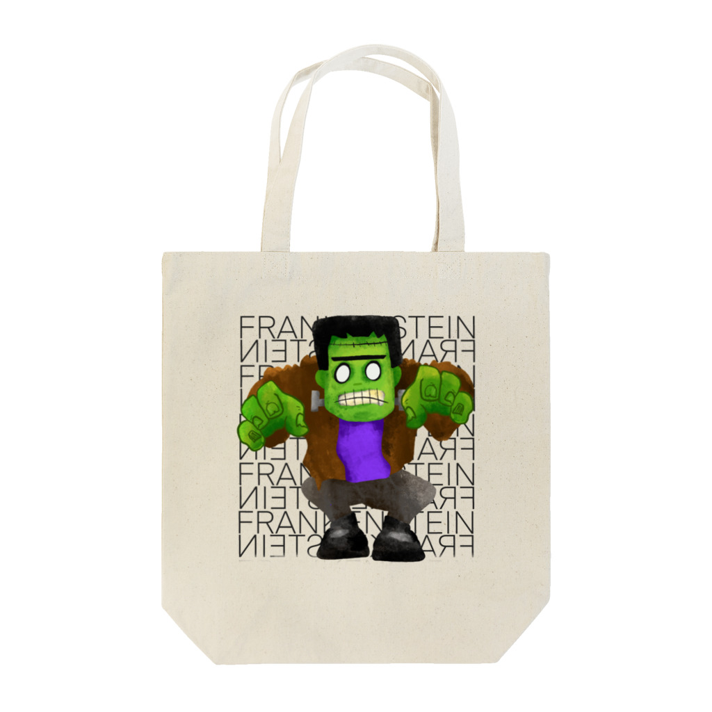 Hey! Kids KidsのHalloween Frankenstein Liam Fitzpatrick  トートバッグ