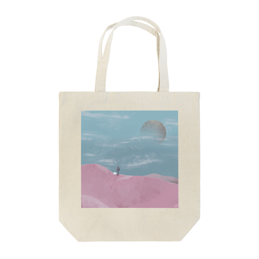 ぴなぴぃずのピンクの砂漠 Tote Bag
