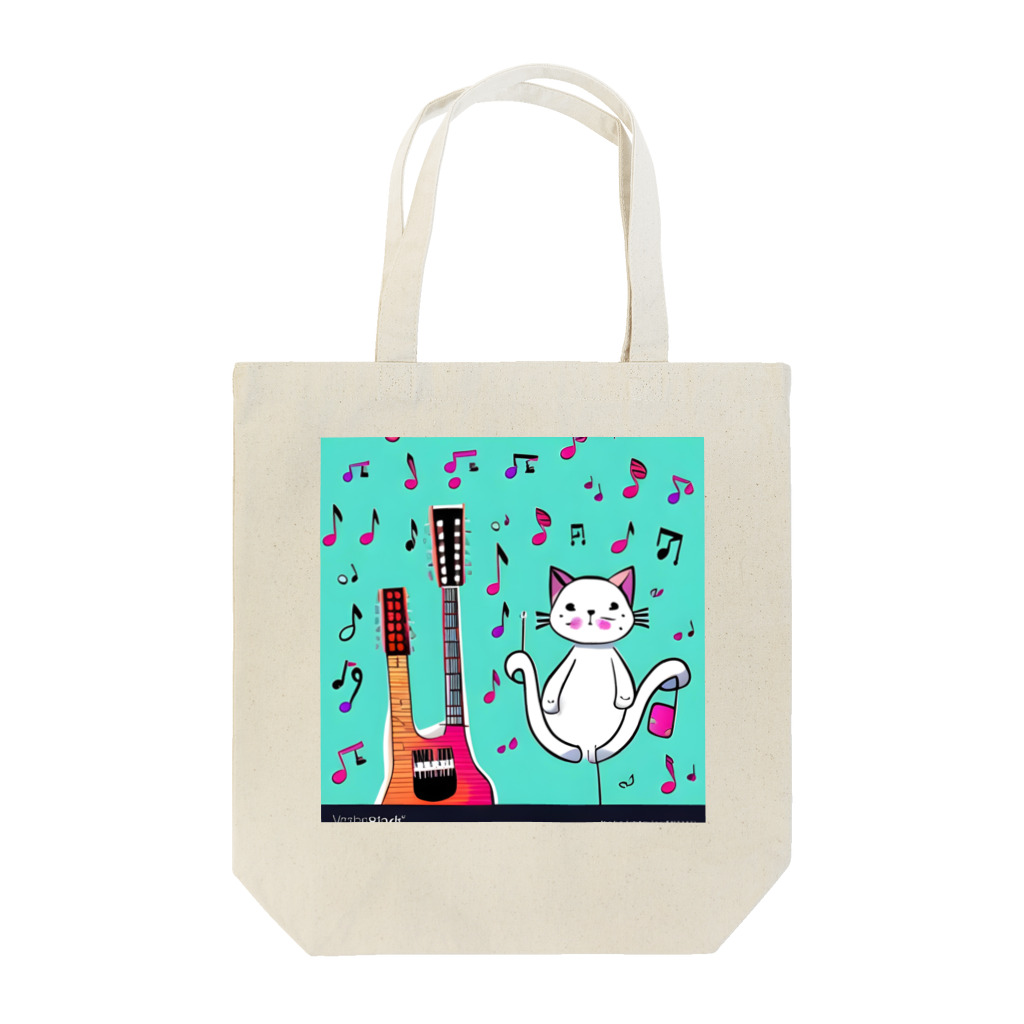 Alacarteの音楽とネコ🎶 Tote Bag