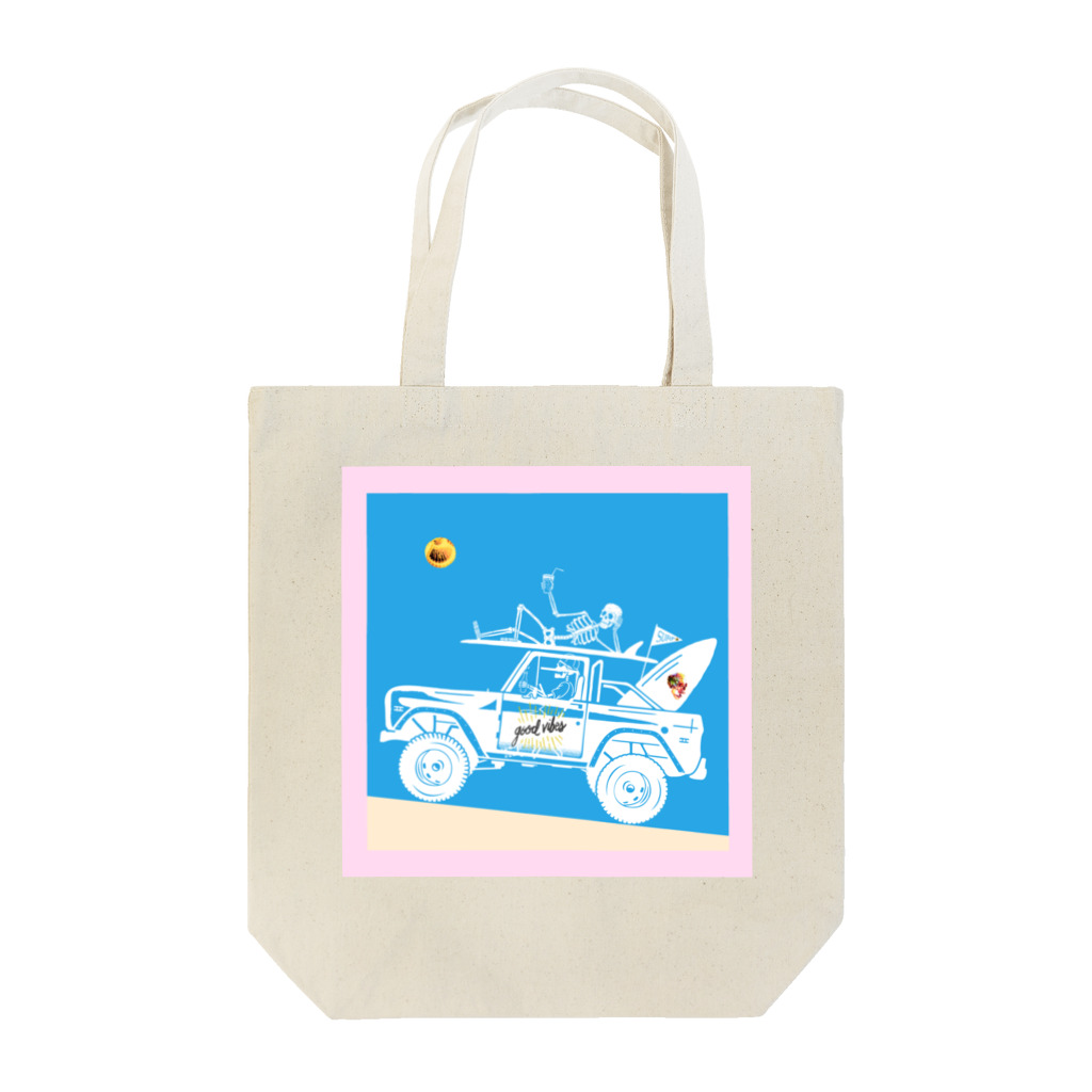 BobkachieeLennonのBEACH４ Tote Bag