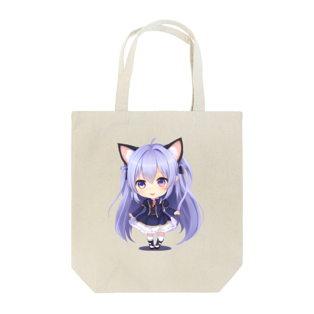 KAZAHANAのネコ耳ふぅちゃん Tote Bag