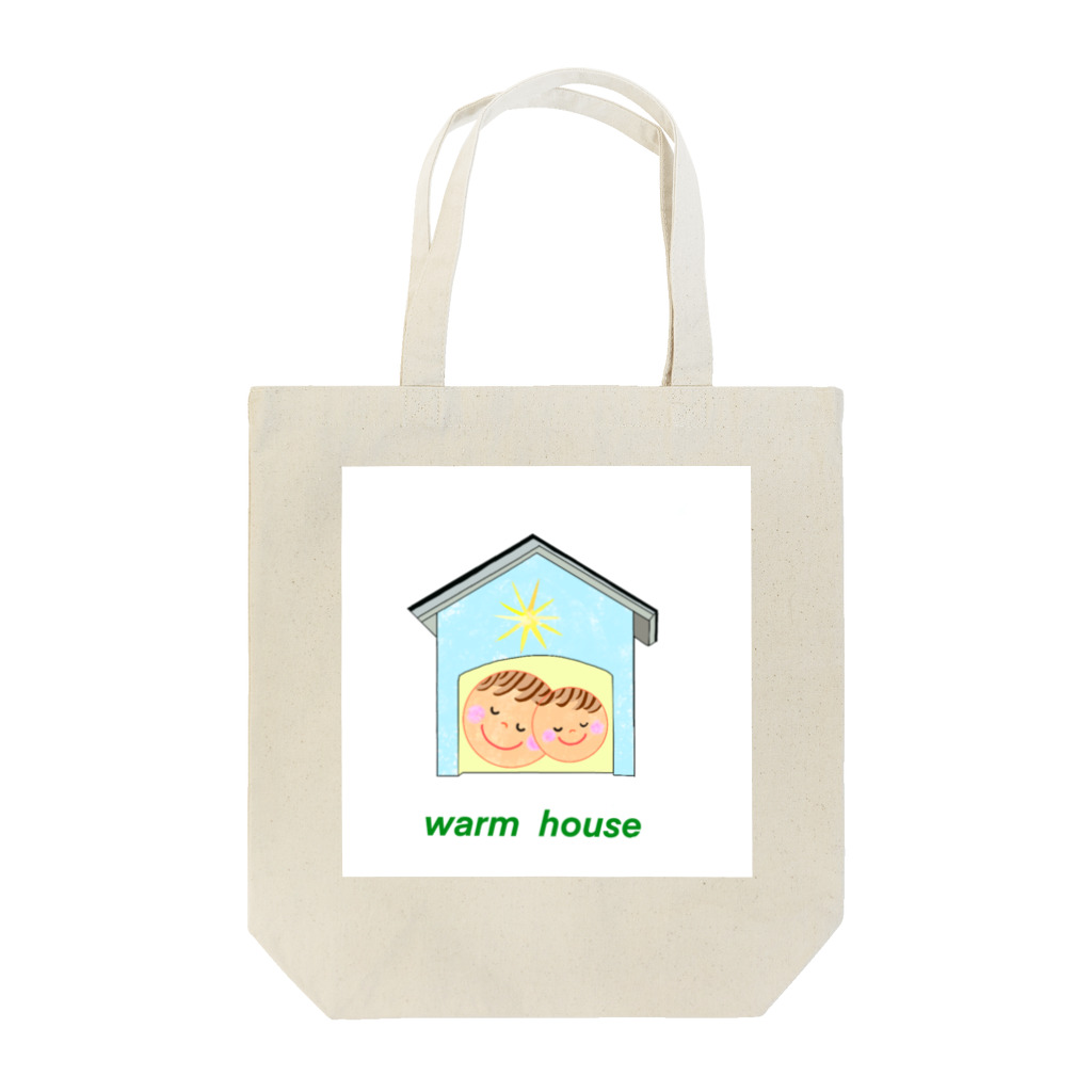 Warm houseのWarm house トートバッグ