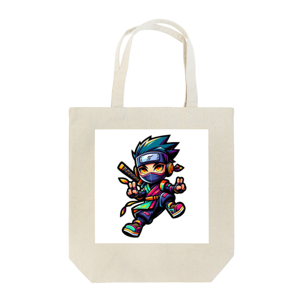 rsrsrsrsrの“Digital Ninja” Tote Bag