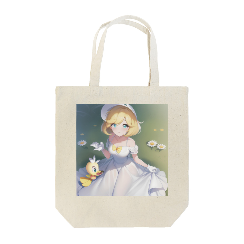 オリジナルグッズショップ KIJITORAのデイジーダック Tote Bag