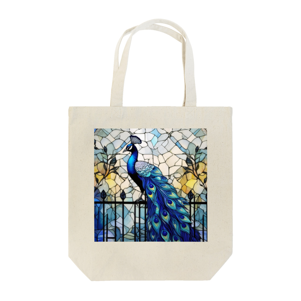 タカヤマ・サイトの錦上添花・孔雀 Tote Bag