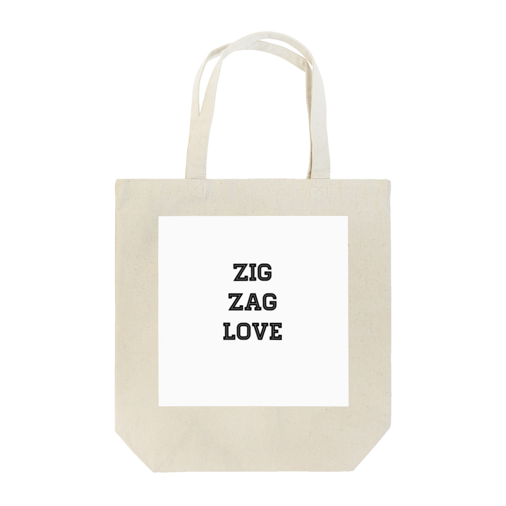 mea_n216のzigzag lovd Tote Bag