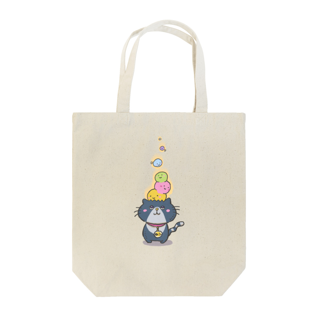 chocosshi shopのくりくりおめめねこ Tote Bag