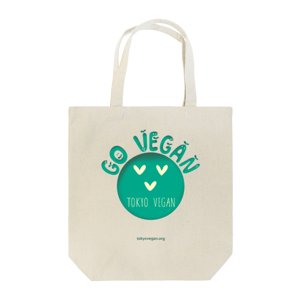 TokyoVegan merchのGo vegan Tote Bag