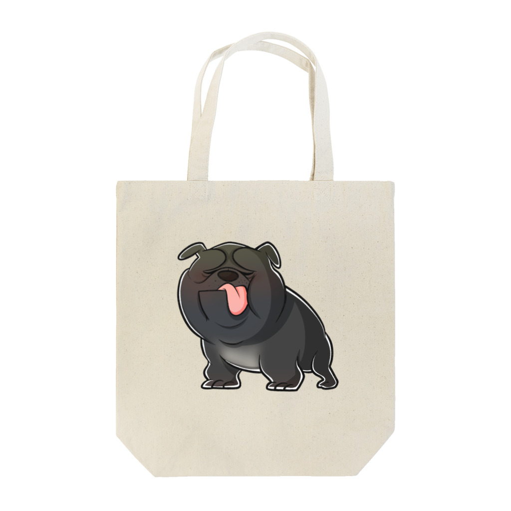 ★ＭＩＨＯ★artのぽちゃぶるちゃん（黒） Tote Bag