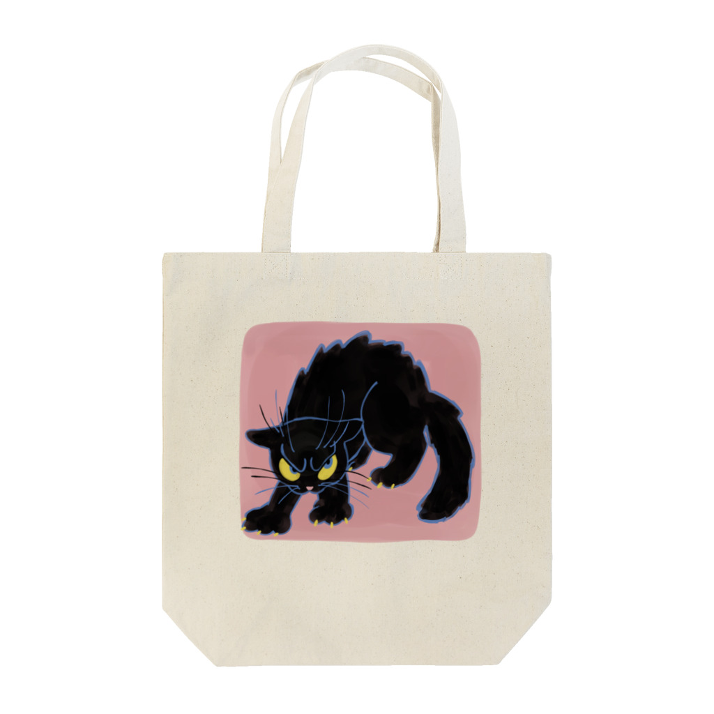 SMTRの黒猫　憤怒 Tote Bag