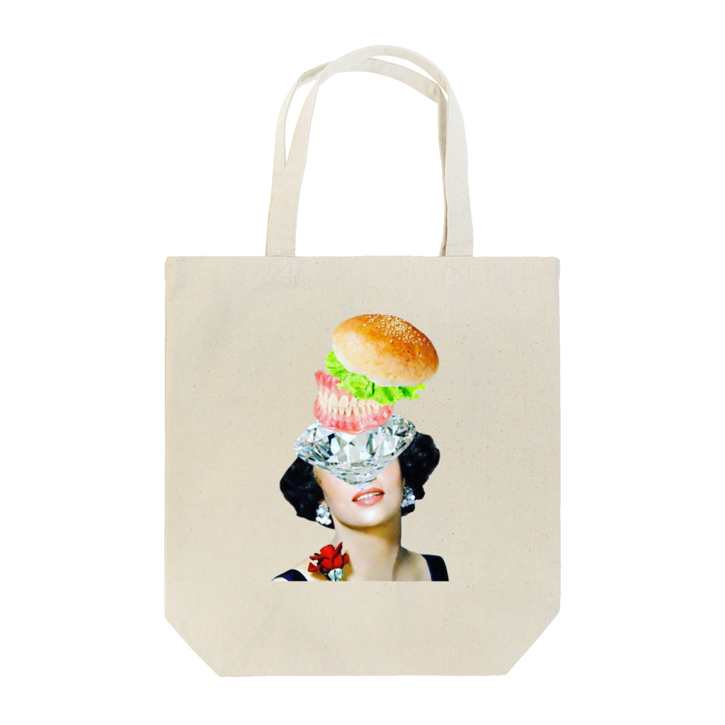 口山田うにの女優ハンバーガー Tote Bag