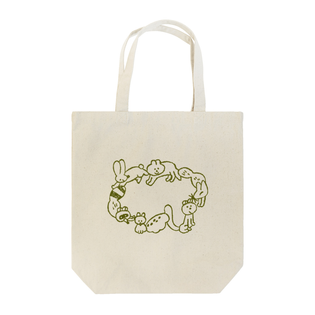 magnetize11のどうぶつサークル Tote Bag
