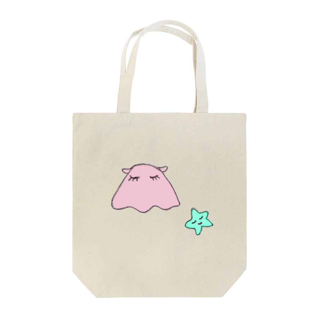 なまず店のメンダコとヒトデ Tote Bag