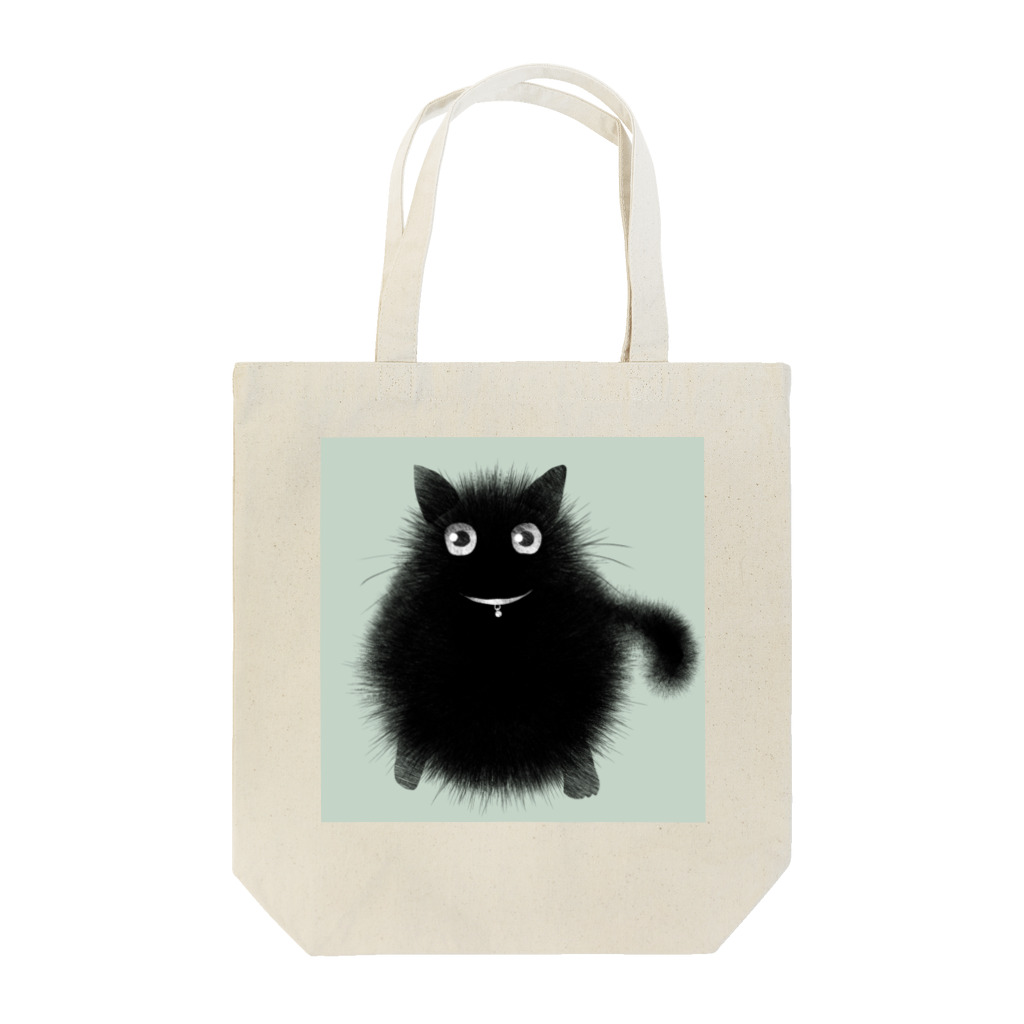 sorapikaの鈴の首輪付き黒猫 Tote Bag