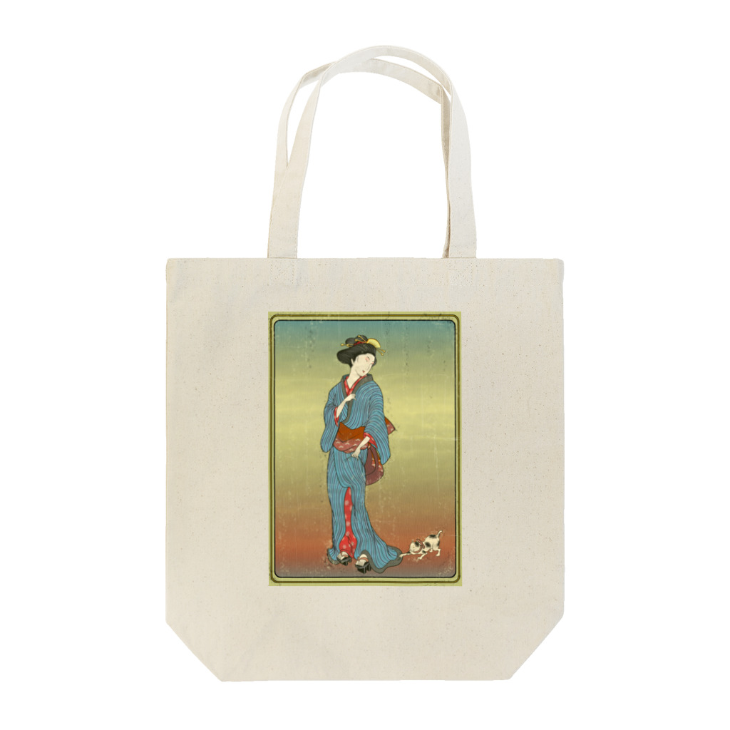 nidan-illustrationの"美人画" 1-#1 Tote Bag