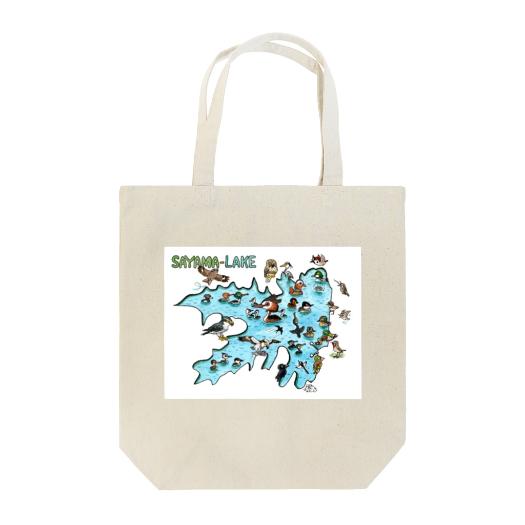 fujinasu2274の狭山湖の鳥たち Tote Bag