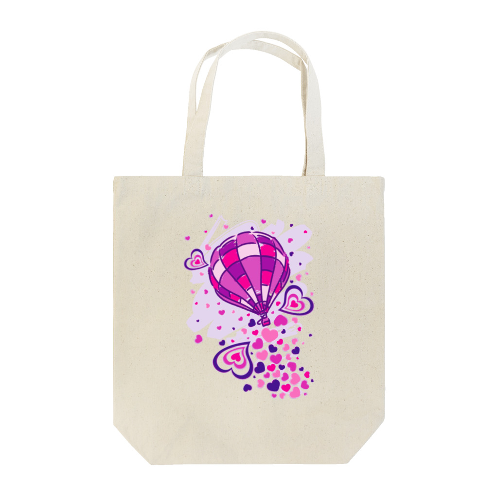 AURA_HYSTERICAのHot_Air_Balloon_Trip Tote Bag