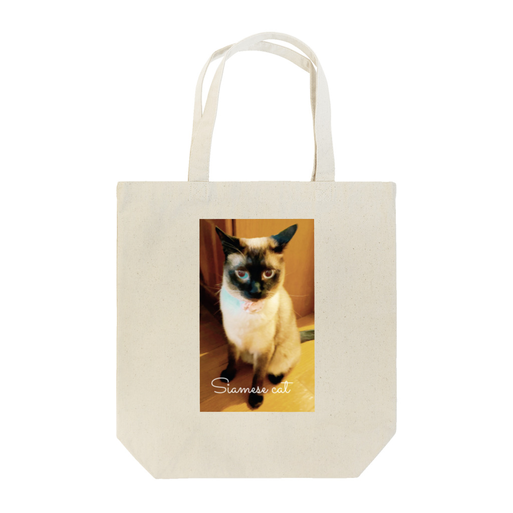 Siamese cat シャムのSiamese cat シャム猫 トートバッグ