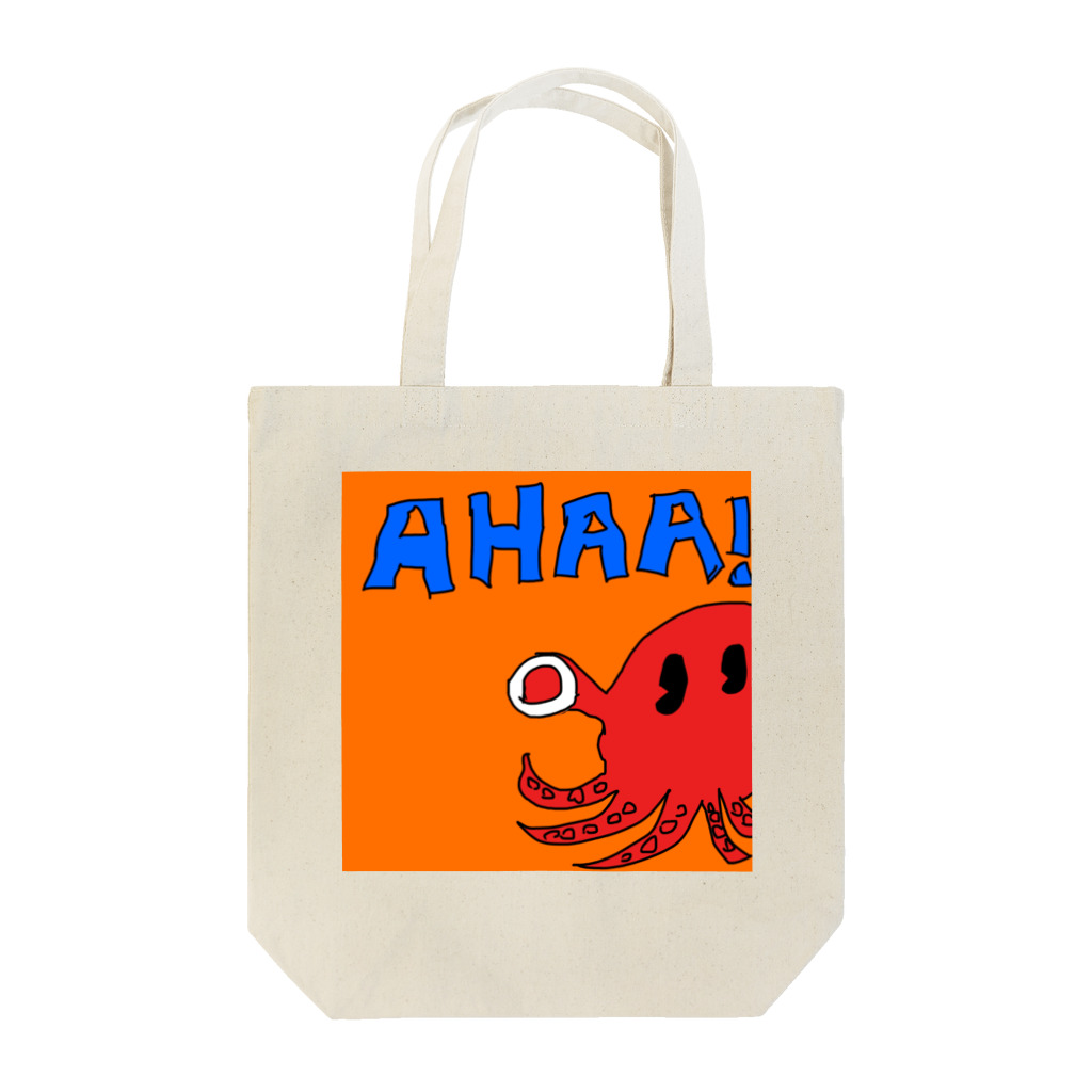 ゆる〜い動物ショップのAHAA!タコサン Tote Bag