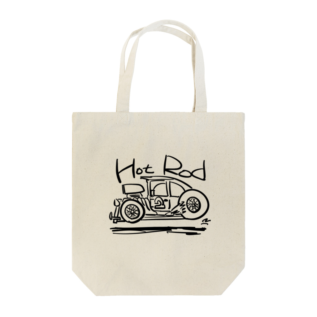 スタジオばんやのホットロッド　線 Tote Bag