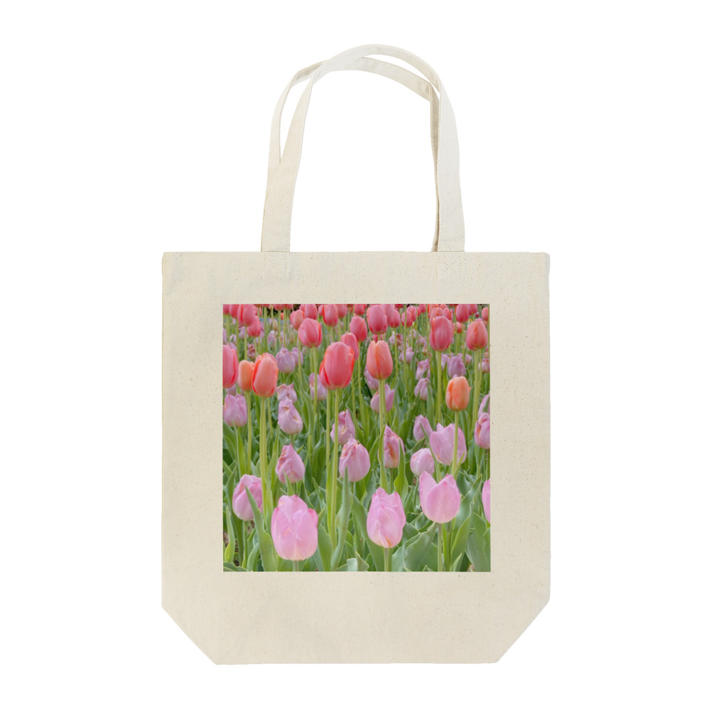 SUI tulip picturesのTULIP pink×purple Tote Bag