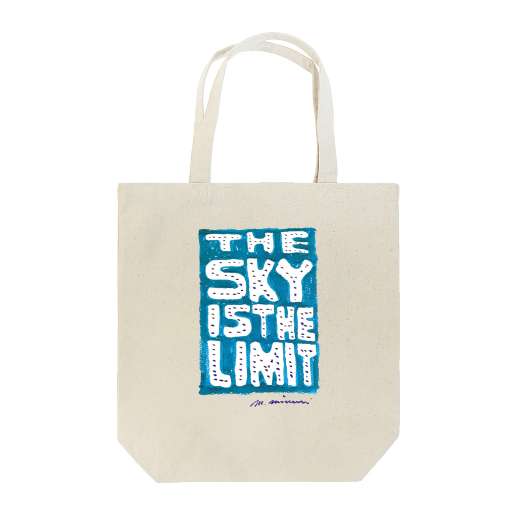masahiro_minami_artのTHE SKY IS THE LIMIT（ブルー） Tote Bag